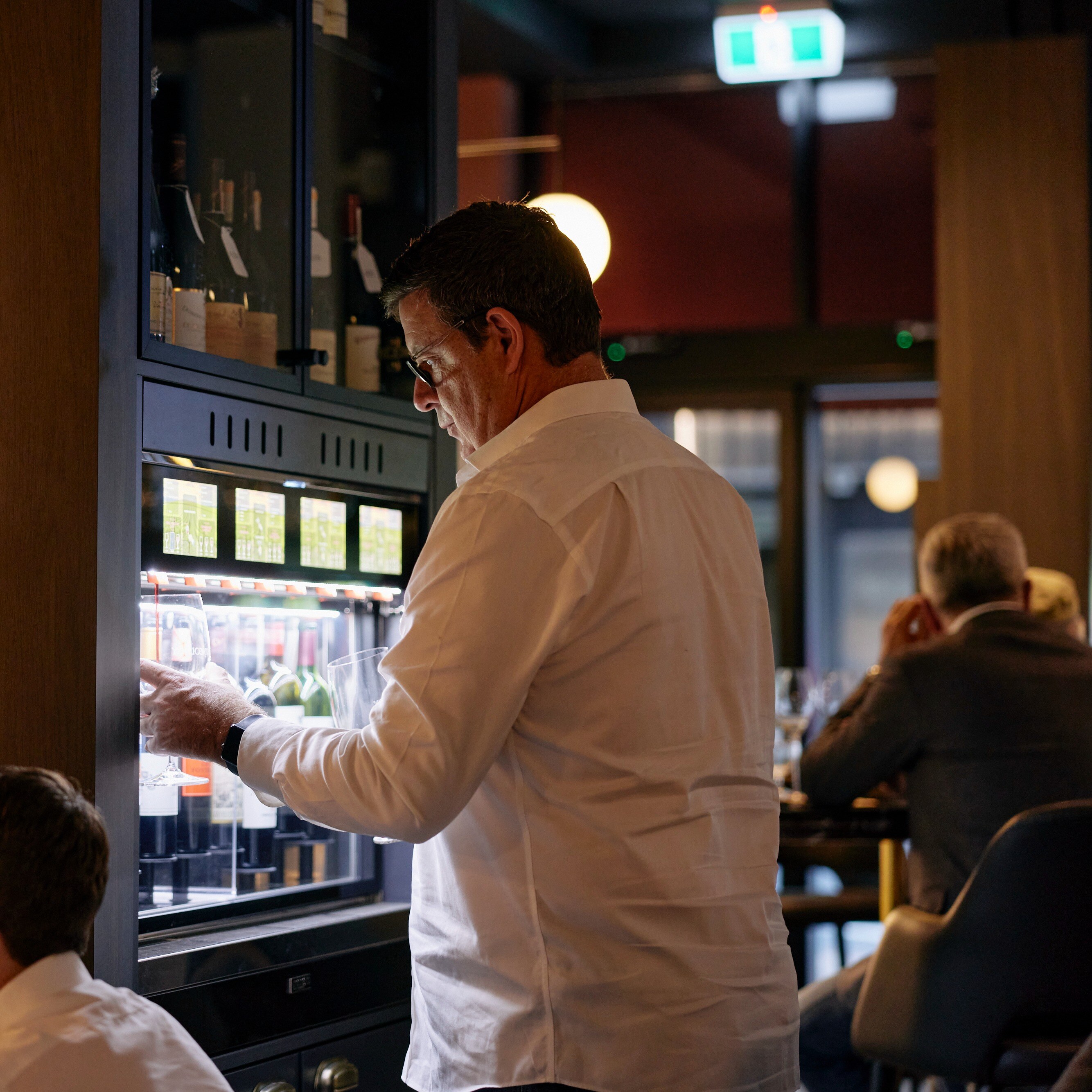 Wineology Brisbane self-service using enomatic machines